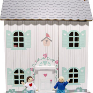 casa de muñecas blanco