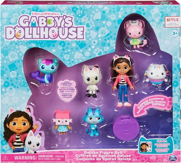 conjunto de figuras deluxe de gabby's dollhouse 6060440 conjunto de figuras deluxe de gabby's dollhouse 6060440