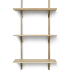 estante sector triple roble/metal (54 cm)