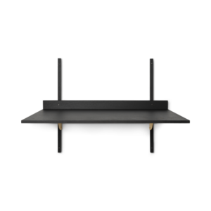 escritorio sector fresno negro / latón